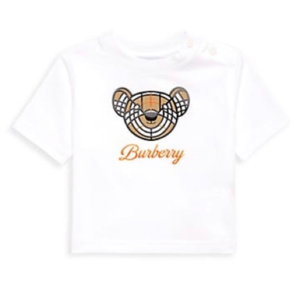 Kids (2Y) Girl’s Teddy Bear Logo Shirt